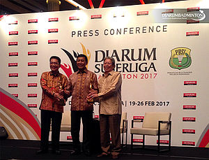 Press Conference Djarum Superliga Badminton 2017