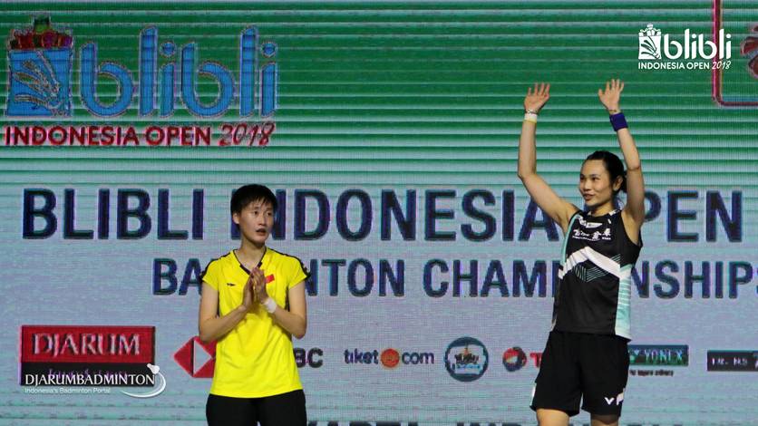 Chen Yufei (Tiongkok) Runner Up Tunggal Putri di Blibli Indonesia Open 2018