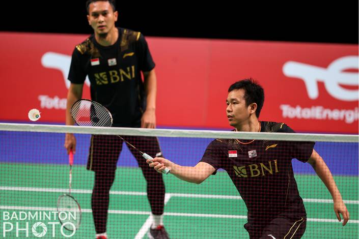 Hendra Setiawan/Mohammad Ahsan. (Badminton Photo/Yohan Nonotte)