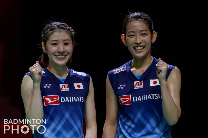 Chiharu Shida & Nami Matsuyama (Badminton Photo/Raphael Sachetat)