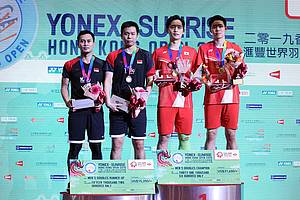 Hendra Setiawan/Mohammad Ahsan (Indonesia) keluar sebagai runner up Hong Kong Open 2019 BWF World Tour Super 500.