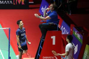 Anthony Sinisuka Ginting & Brian Yang (Djarum Badminton)