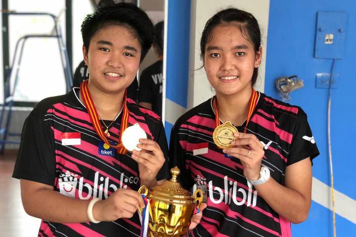 Nita Violina Marwah/Putri Syaikah (Indonesia) juara Vietnam International Challenge 2019.