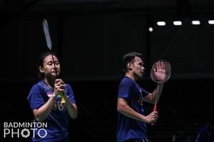 Pitha Hanigtyas Mentari & Rinov Rivaldy (Badminton Photo/Jnanesh Salian)