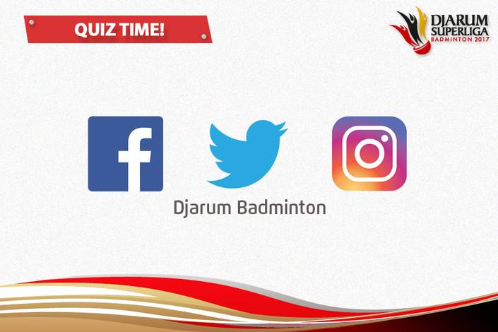 Kuis Berhadiah di Media Sosial Djarum Badminton