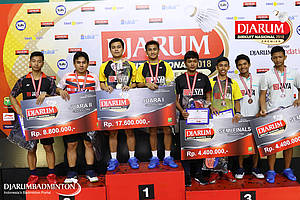 PB Jaya Raya Jakarta Juara Umum Djarum Sirkuit Nasional 2018.