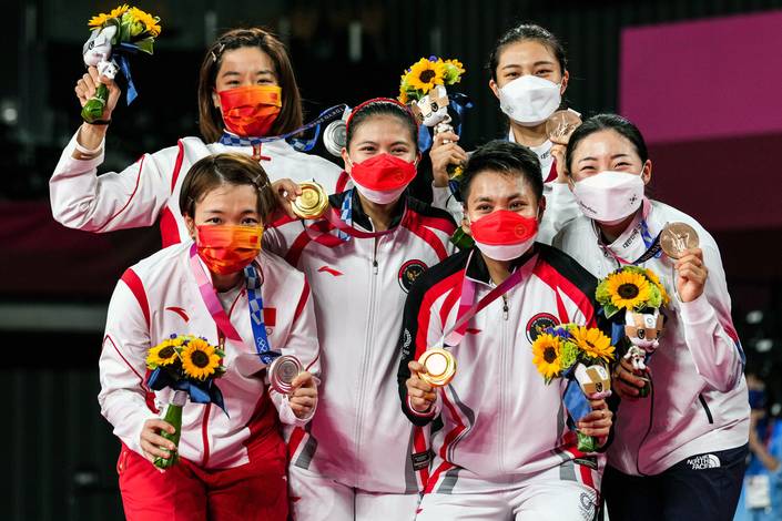 Para ganda putri peraih medali Olimpiade Tokyo 2020 (Foto: BADMINTONPHOTO/Shi Tang)