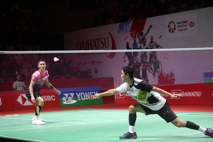 Jonatan Christie & Shesar Hiren Rhustavito (Djarum Badminton)