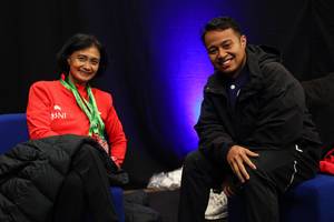 Lilik Sudarwati & Rehan Naufal Kusharjanto (Humas PP PBSI)