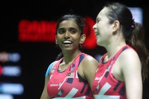 Pearly Tan/Thinaah Muralitharan (Djarum Badminton/Edward Luhukay)