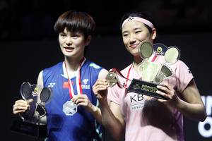 Wang Zhi Yi & An Se Young (Djarum Badminton/Edward Luhukay)