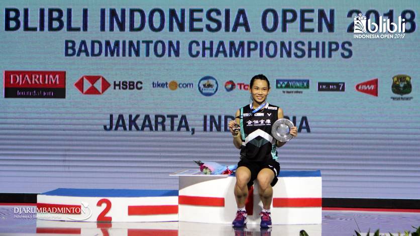  Tai Tzu Ying Single Women's Singles In Blibli Indonesia Open Tournament 2018