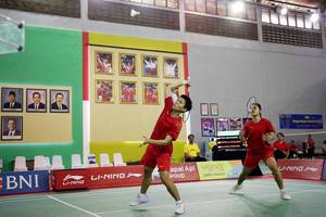 Lanny Tria Mayasari/Siti Fadia Silva Ramadhanti (Djarum Badminton/Edward Luhukay)