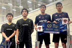 Yuto Noda/Shunya Ota & Raymond Indra/Nikolaus Joaquin (Humas PP PBSI)