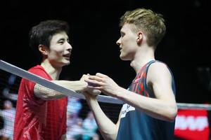 Shi Yu Qi & Anders Antonsen (Djarum Badminton/Edward Luhukay)