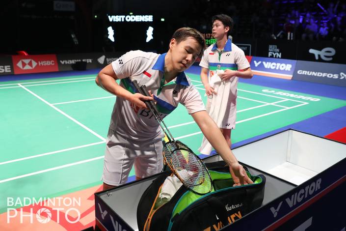 Marcus Fernaldi Gideon & Kevin Sanjaya Sukamuljo (Badminton Photo/Yves Lacroix)