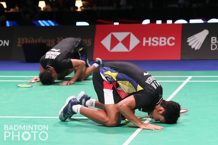 Bagas Maulana & Muhammad Shohibul Fikri (Badminton Photo/Yves Lacroix)