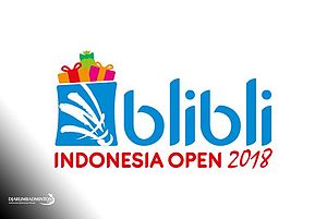 Logo Blibli.com Indonesia Open 2018