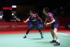 Mohammad Ahsan/Hendra Setiawan (Djarum Badminton/Edward Luhukay)
