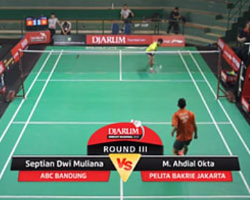 Septian Dwi Muliana (ABC Bandung) VS M. Ahdial Okta (Pelita Bakrie Jakarta)