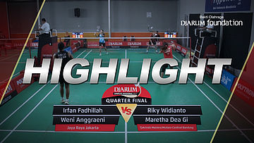 Irfan F/Weni A (Jaya Raya Jakarta) VS Riky W/Maretha Dea G (Tjakrindo Masters/Mutiara Cardinal)