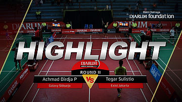Achmad Dirdja P (Galaxy Sidoarjo) VS Tegar Sulistio (Exist Jakarta)