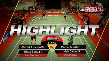 Ghifari Anandaffa/Dhea Bunga A (Jaya Raya Jakarta) VS Daniel M/Indah Cahya (Djarum Kudus)