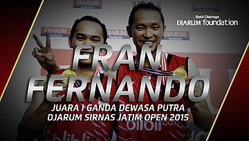 Interview Fran Kurniawan - Fernando Kurniawan (Juara I Ganda Dewasa Putra)