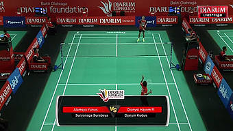 Alamsyah Yunus (Jaya Raya Suryanaga Surabaya) VS Dionysius Hayom Rumbaka (Djarum Kudus)