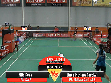 Linda Mutiara Pertiwi (PB. Mutiara Cardinal Bandung) VS Nila Reza (PB. Suluh Ardhi Engineering)