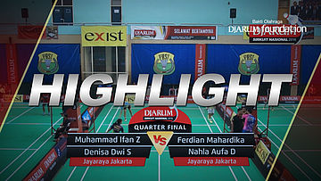 M Ifan Z/Denisa Dwi S (Jaya Raya Jakarta) VS Ferdian M/Nahla Aufa (Jaya Raya Jakarta) 