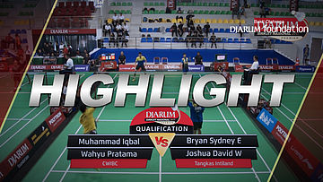 Muhammad Iqbal T/Wahyu Pratama (CWIBC Tangsel) VS Bryan Sydney /Joshua David W (Tangkas Intiland)