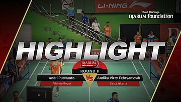 Andika Vicry Febryansyah (Exist Jakarta) VS Andri Purwanto (Victory Bogor)