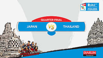 BLIBLI.COM WJC 2017 | FINAL STAGE 01 To 08 | JAPAN vs THAILAND | XD