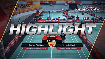 Guntur Perdana (Pusdiklat Telkom Bandung) VS Irsyadulibad (Hiqua Wima Surabaya)