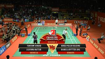 Tontowi A./ Liliyana Natsir (INDONESIA) VS Mads P./ Kamilla R. (DENMARK) Djarum Indonesia Open 2013