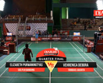 Elizabeth P (SGS PLN Bandung) VS Vehrenica Debora R (Tangkas Jakarta)