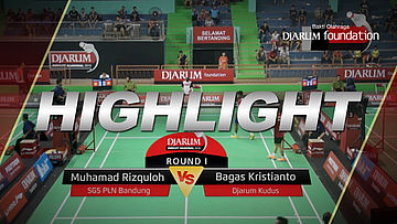 Muhamad Rizquloh A (SGS PLN Bandung) VS Bagas Kristianto N (Djarum Kudus) 