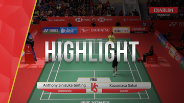 Anthony Sinisuka Ginting (Indonesia) VS Kazumasa Sakai (Japan)