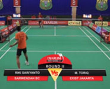 M. Toriq (Exist Jakarta) VS Riki Sariyanto (Sarwendah BC)