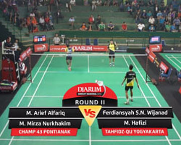 Ferdiansyah S.N.W. / M. Hafizi (Tahfidz-Qu Yogyakarta) VS M. Arief / M. Mirza (Champ 43 Pontianak)