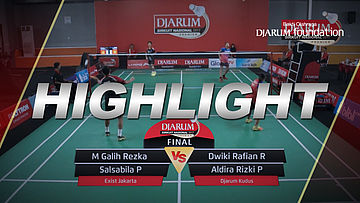  M Galih R/Salsabila Prameswara (Exist Jakarta) VS Dwiki Rafian/Aldira Rizki P (Djarum Kudus)