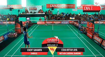 Evert Sukamta (Tangkas Specs) VS Eska Riffan Jaya (Mutiara Cardinal Bandung)