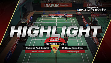 Nugroho Andi Saputro (Halim Jakarta) VS Mukhammad Rizqy Ramadhani (Victory Bogor)