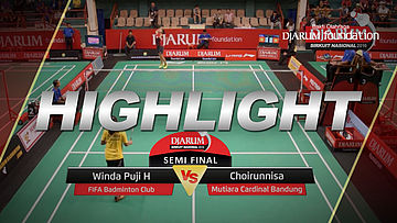 Winda Puji H (FIFA Badminton Club) VS Choirunnisa (Mutiara Cardinal Bandung)