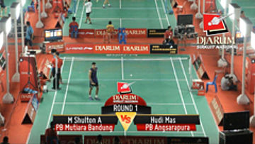 M Shulton Al-Hakim (PB Mutiara Bandung) VS Hudi Mas (PB Angsapura)