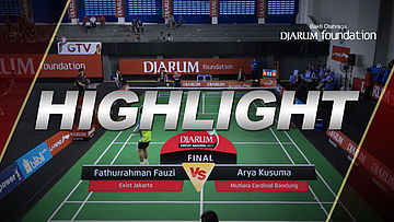 Fathurrahman Fauzi (Exist Jakarta) VS Arya Kusuma (Mutiara Cardinal Bandung)