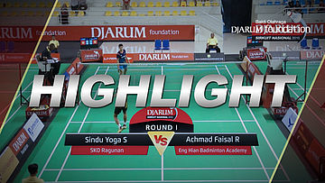 Sindu Yoga S (SKO Ragunan) VS Achmad Faisal R (Eng Hian Badminton Academy) 