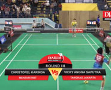 Vicky Angga Saputra (Tangkas Jakarta) VS Christofel Karinda (Mentari RBT)