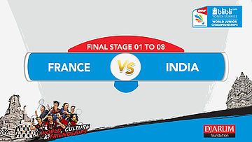 BLIBLI.COM WJC 2017 | FINAL STAGE 01 To 08 | FRANCE vs INDIA | MS